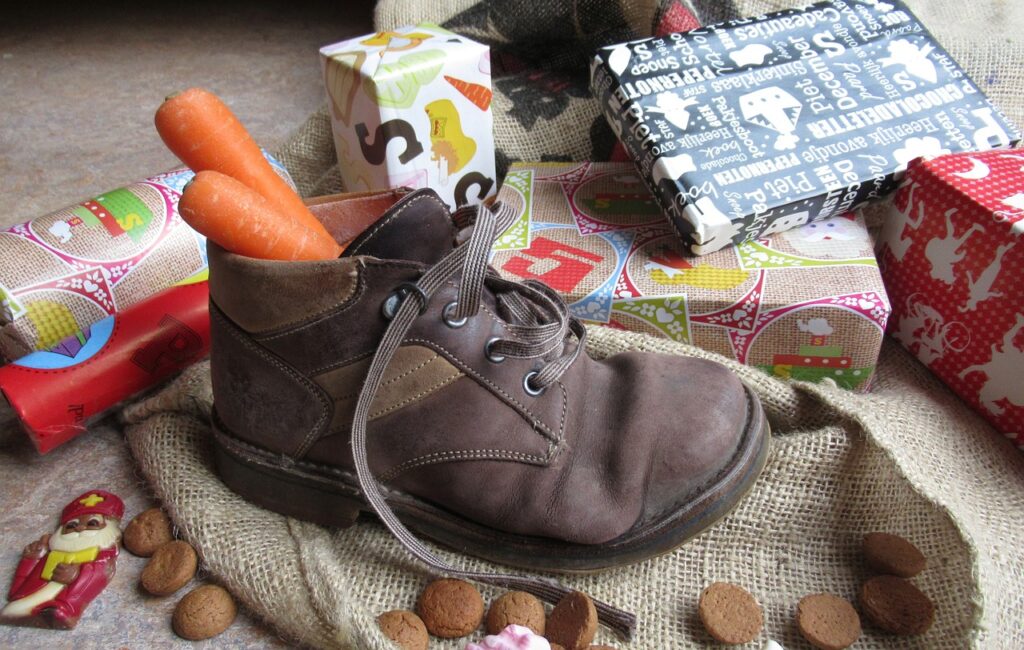 saint nicholas, shoe, root